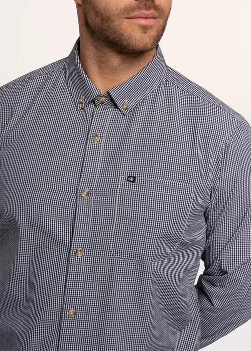Brakeburn Blue Eastcote Gingham Shirt - 2XL Image 4