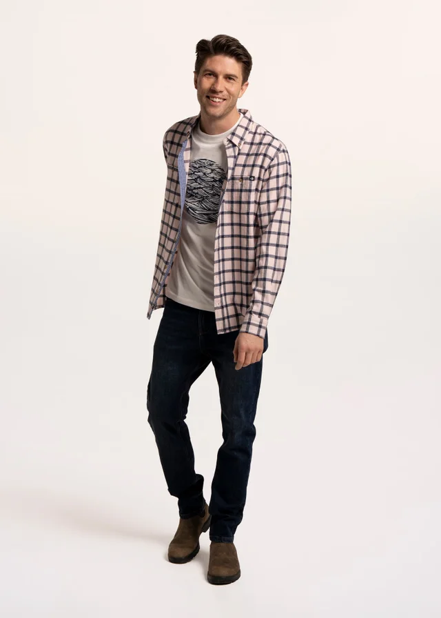 Brakeburn Pink Elverson Check Shirt