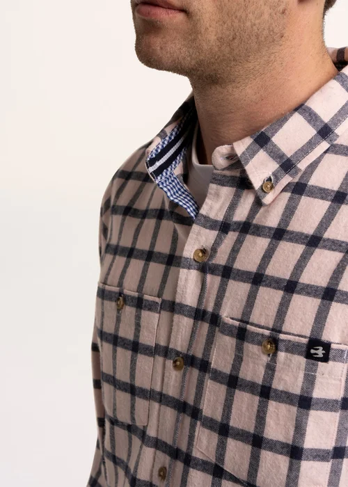 Brakeburn Pink Elverson Check Shirt - 2XL Image 4