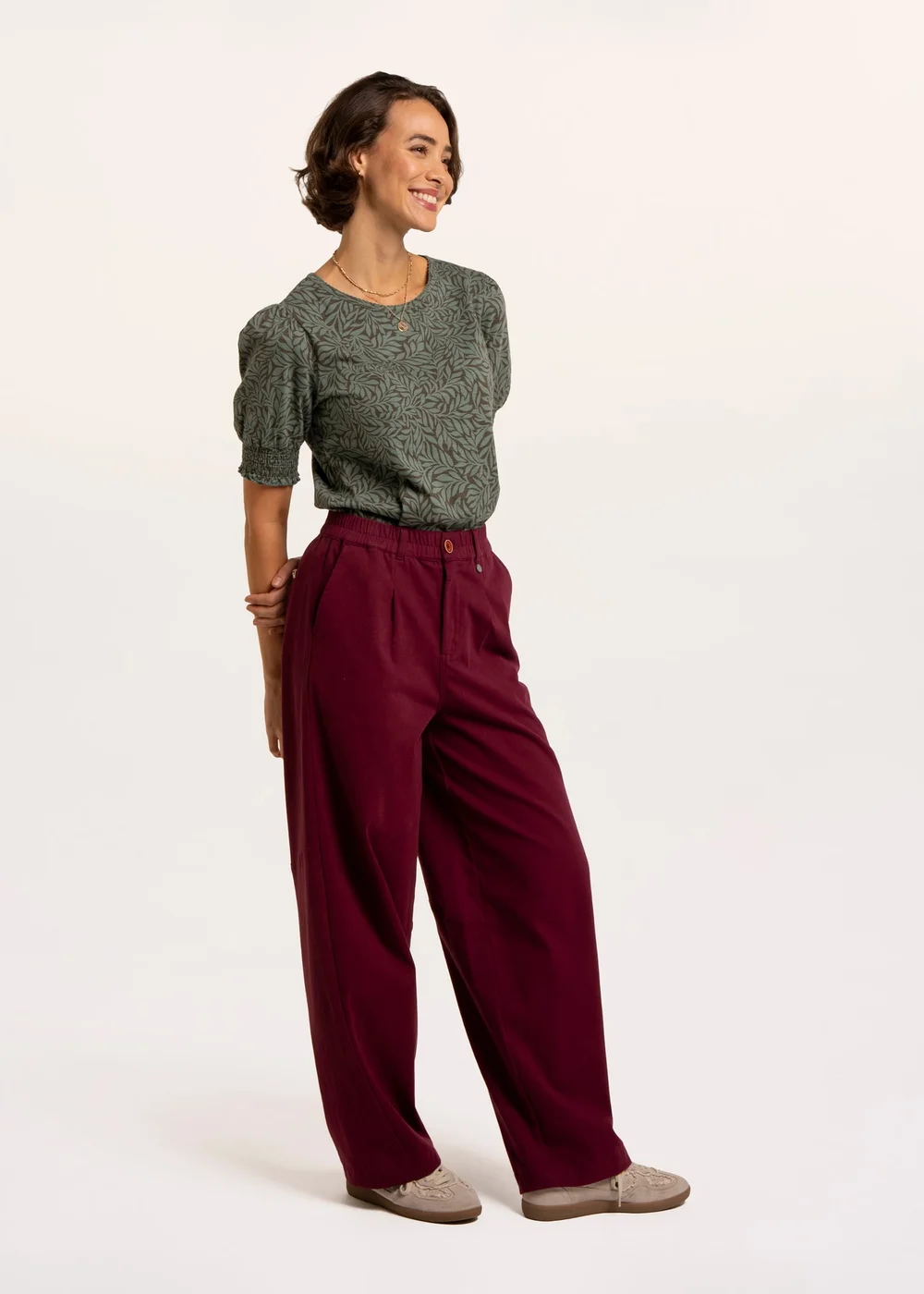 Brakeburn Burgundy Kael Trouser - 10 Image 3
