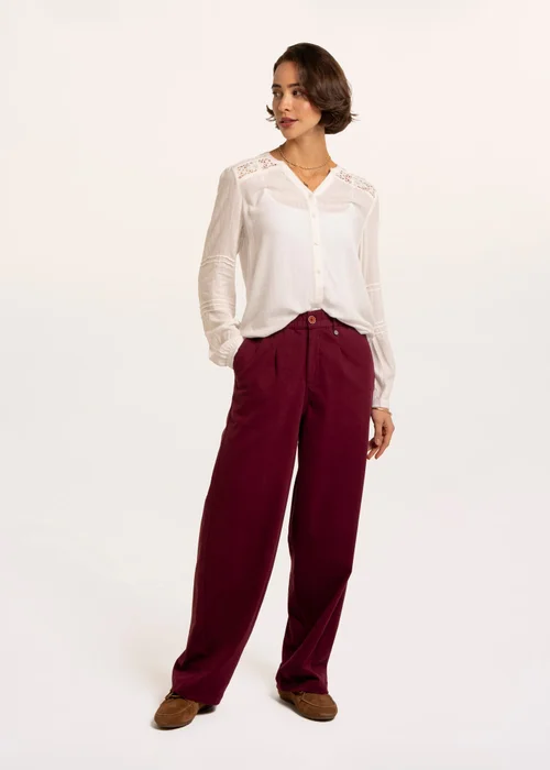 Brakeburn Burgundy Kael Trouser - 10 Image 1