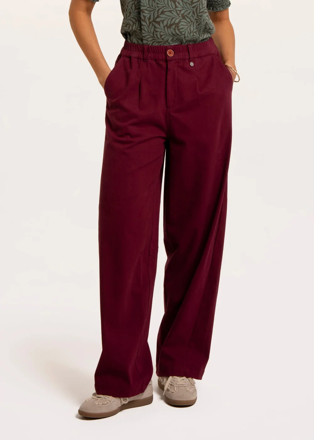Brakeburn Burgundy Kael Trouser - 10 Image 5