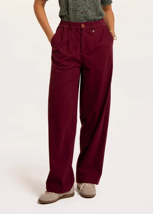 Brakeburn Burgundy Kael Trouser - 10 Image 5