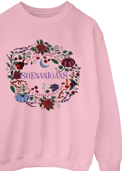 Spiral Galaxy Practical Magic Good Word Pink Graphic Sweatshirt - 5XL Image 2