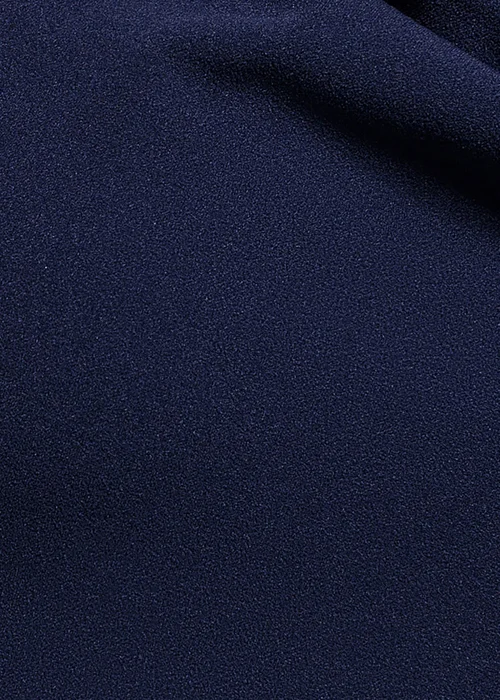 Goddiva Navy Halterneck Cowl Neck Backless Scuba Crepe Maxi Dress - 14 Image 4