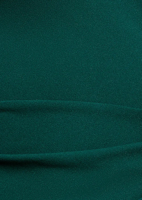 Goddiva Emerald One Shoulder Twisted Bardot Asymmetric Mermaid Maxi Dress - 16 Image 4