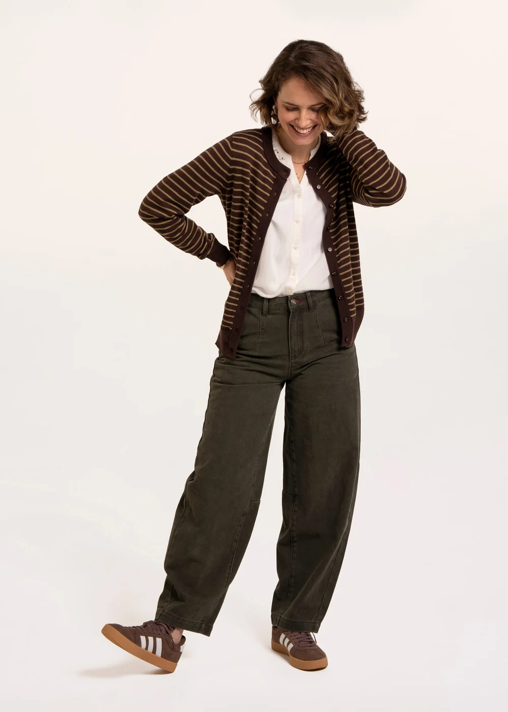 Brakeburn Khaki Bodhi Trouser - 8 Image 1