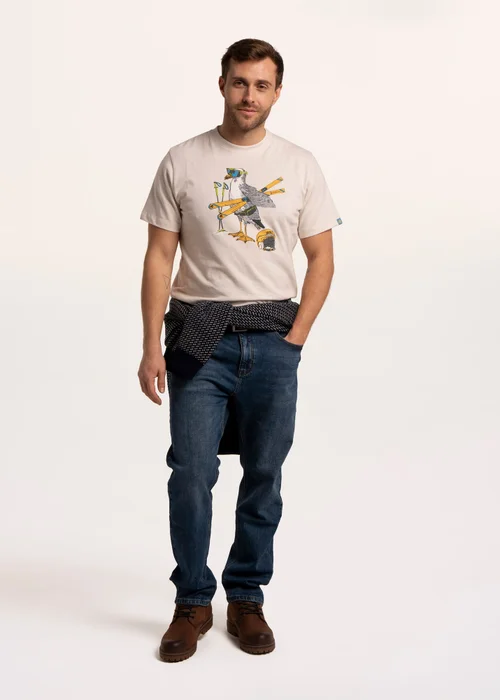 Brakeburn Cream Skigull T-Shirt - M Image 5