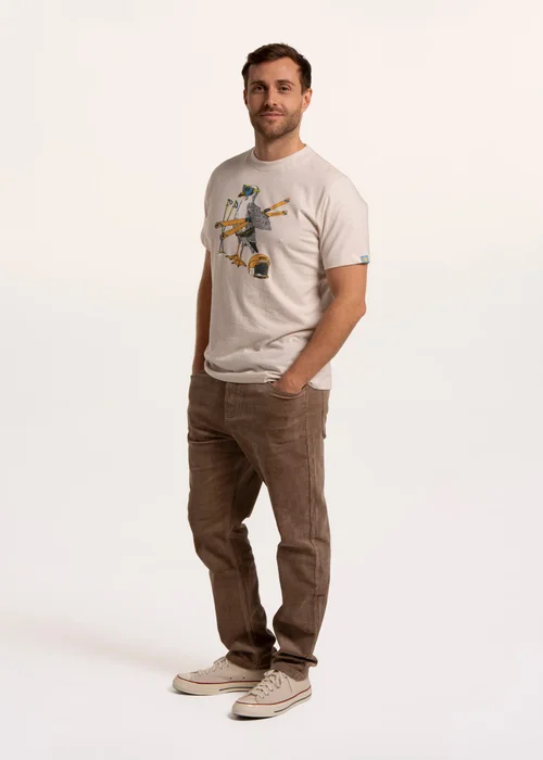 Brakeburn Cream Skigull T-Shirt - M Image 3
