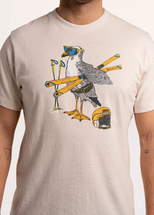 Brakeburn Cream Skigull T-Shirt - M Image 4