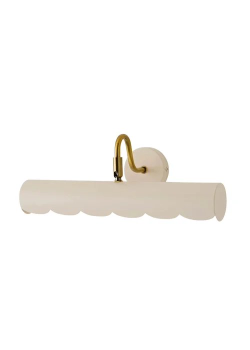 ValueLights Millie Cream Scallop Adjustable Picture Wall Light - One Size Image 5