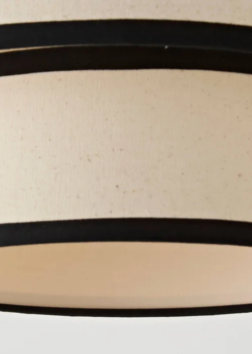 ValueLights Jodie Black Trim Two Tier Ceiling Pendant Shade - One Size Image 6
