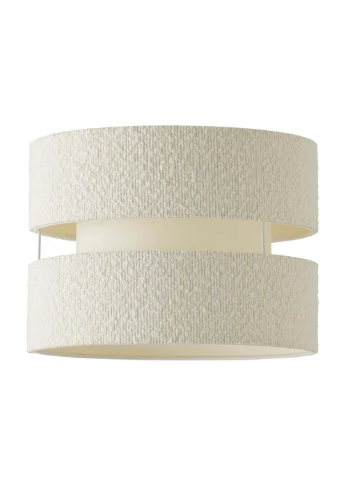 ValueLights Sophia Cream Boucle Layered Shade - One Size Image 5