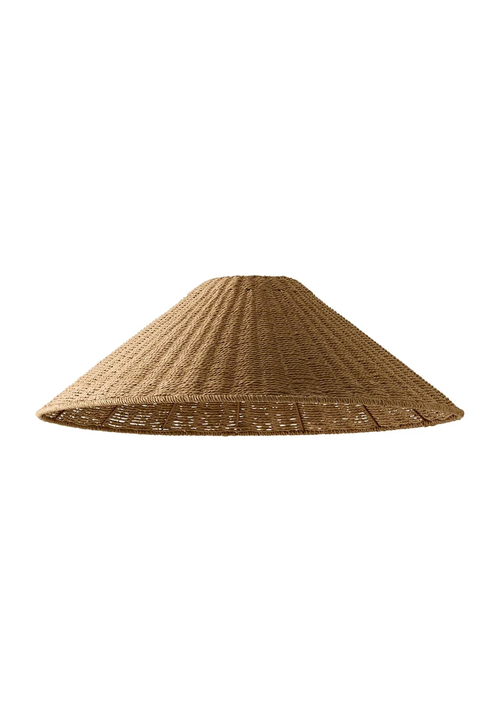 ValueLights Thelma Extra Large Conical Wicker Shade - One Size Image 6