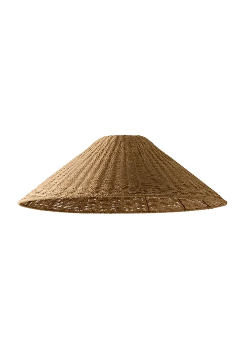 ValueLights Thelma Extra Large Conical Wicker Shade - One Size Image 6