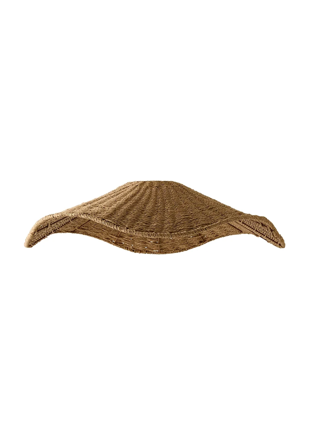 ValueLights Loretta Large Wicker Wave Ceiling Pendant Shade - One Size Image 6
