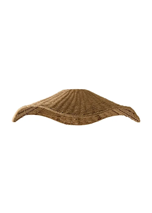 ValueLights Loretta Large Wicker Wave Ceiling Pendant Shade - One Size Image 6