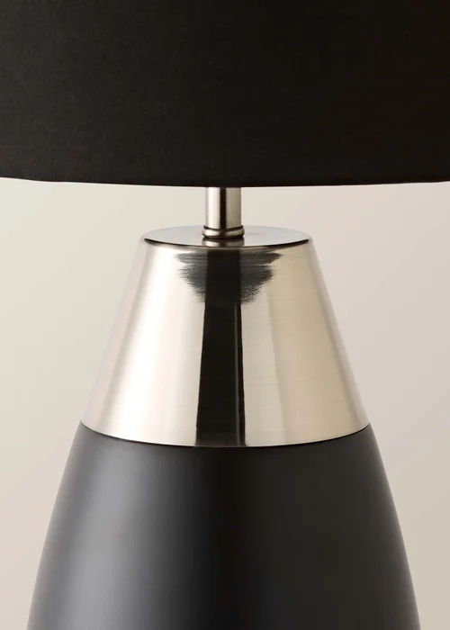 ValueLights Hurst Black Large Touch Table Lamp - One Size Image 6