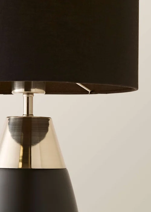 ValueLights Hurst Black Large Touch Table Lamp - One Size Image 4