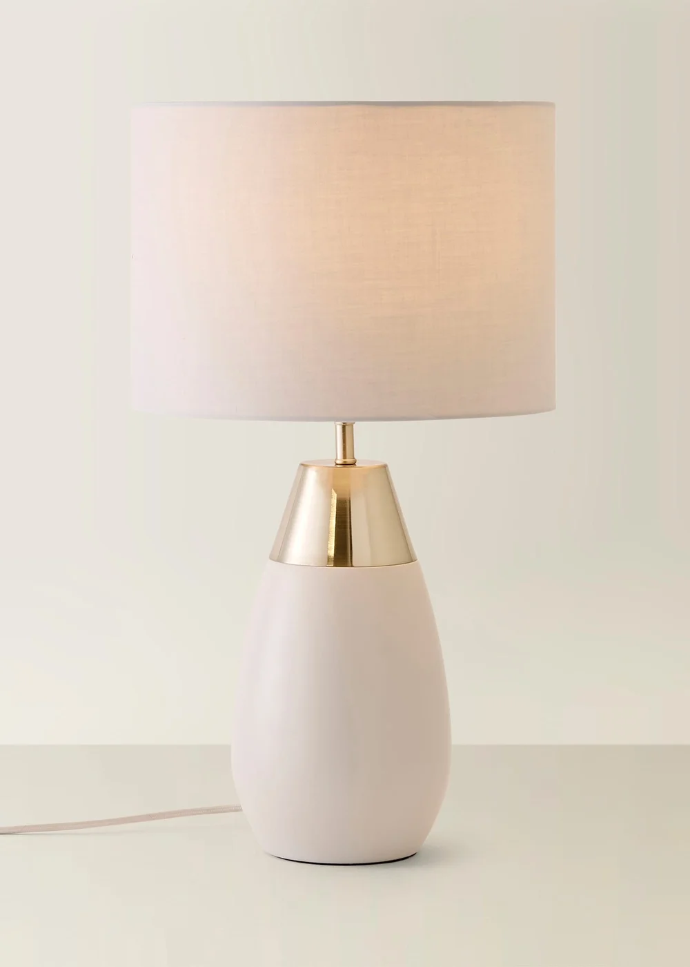 ValueLights Hurst Grey Large Touch Table Lamp - One Size Image 3