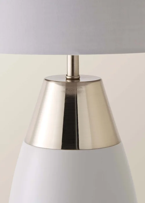 ValueLights Hurst Grey Large Touch Table Lamp - One Size Image 6