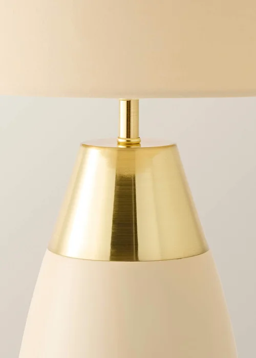 ValueLights Hurst Cream Large Touch Table Lamp - One Size Image 6