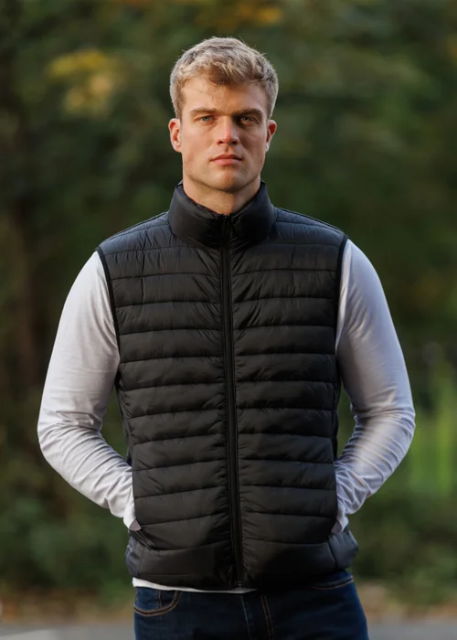 French Connection Black Superlight Puffer Gilet - S Image 5