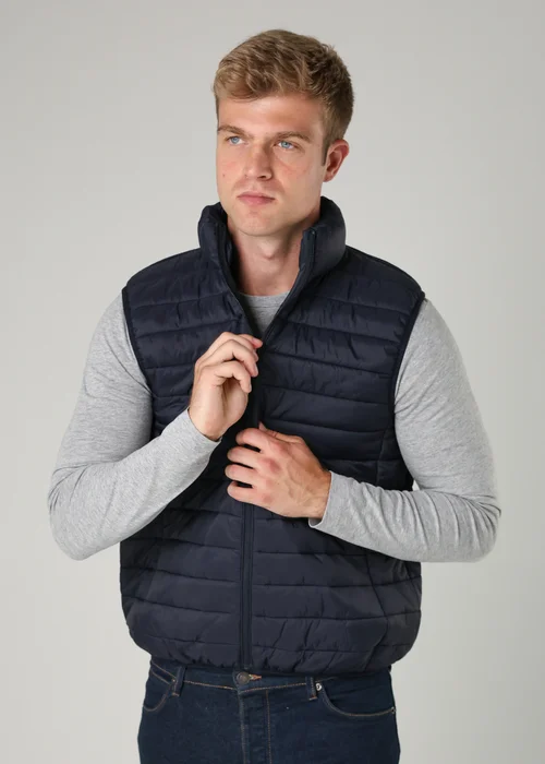 French Connection Navy Superlight Puffer Gilet - L Image 3