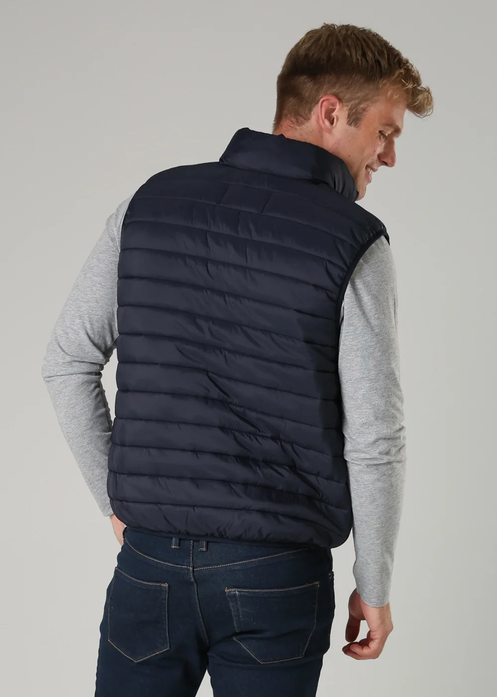 French Connection Navy Superlight Puffer Gilet - L Image 2