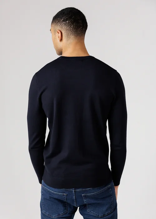 French Connection Navy Crew Neck Long Sleeve Knitted Jumper - S Image 2