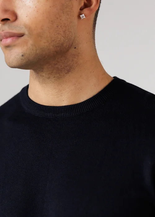 French Connection Navy Crew Neck Long Sleeve Knitted Jumper - S Image 3