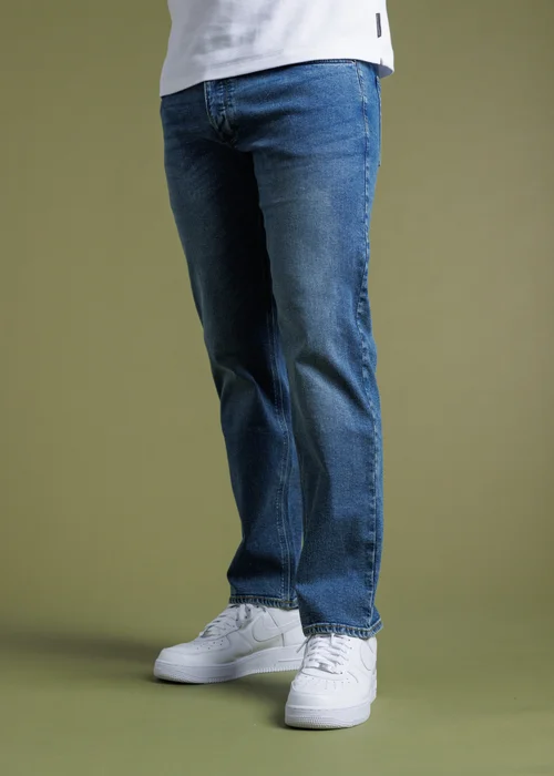 French Connection Blue Cotton Straight Leg Stretch Denim Jeans - 34 Image 4