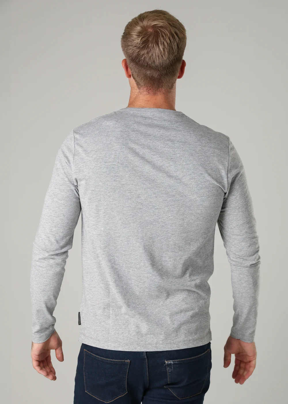 French Connection Black 3 Pack Cotton Crew Neck Long Sleeve T-Shirts - S Image 3