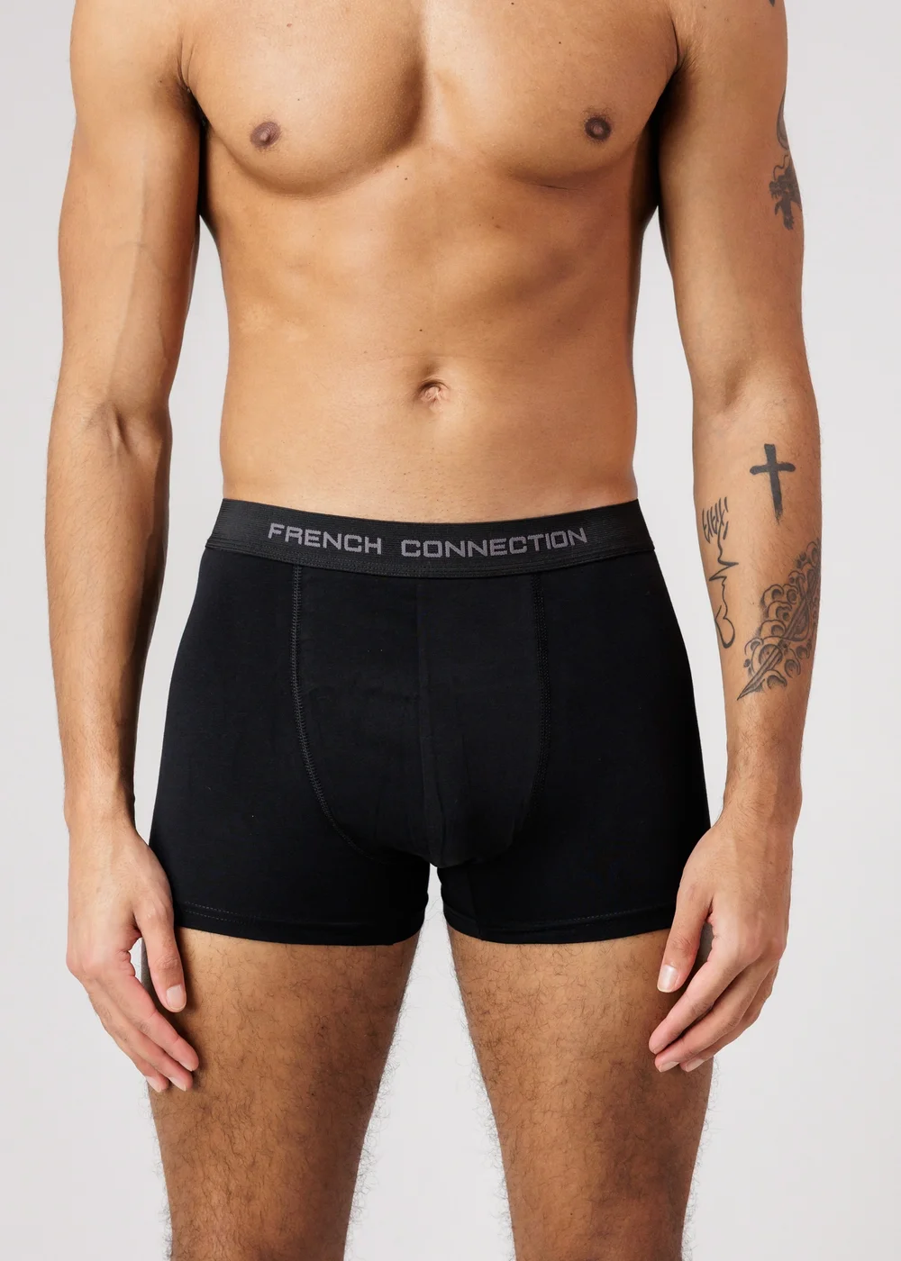 French Connection Blue 5 Pack Cotton Stretch Boxers - XL Image 5