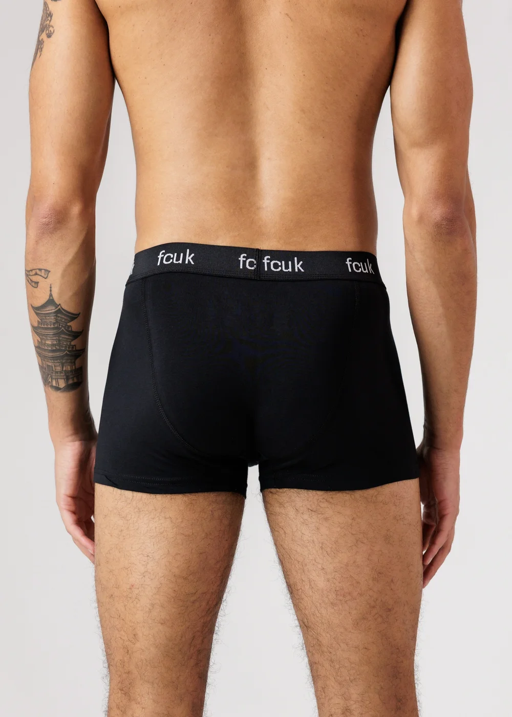 French Connection Black 5 Pack FCUK Cotton Stretch Boxers - XL Image 3