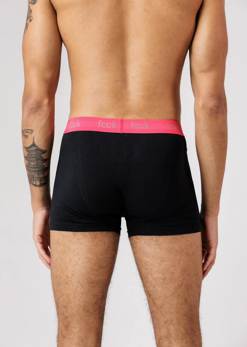 French Connection Blue 5 Pack FCUK Cotton Stretch Boxers - XL Image 3