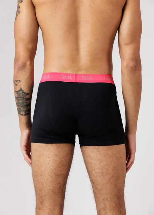 French Connection Blue 5 Pack FCUK Cotton Stretch Boxers - XL Image 3