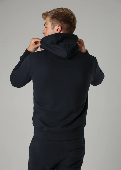 French Connection Navy Cotton Blend Hoody - 2XL Image 2