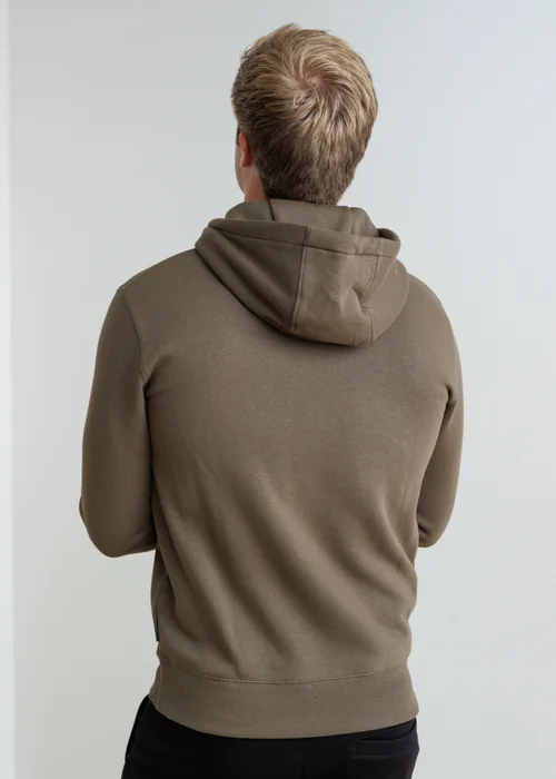 French Connection Khaki Cotton Blend Hoody - S Image 2