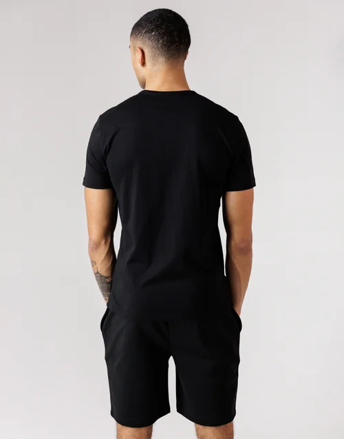 French Connection Black 3 Pack Cotton Crew Neck Short Sleeve T-Shirts - S Image 3