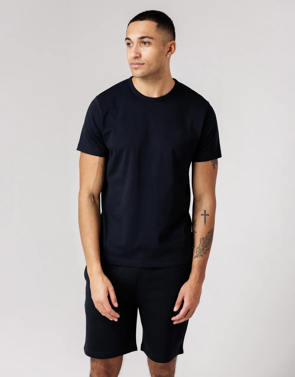 French Connection Navy 3 Pack Cotton Crew Neck Short Sleeve T-Shirts - S Image 2