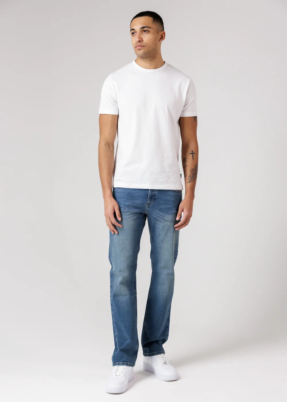 French Connection Navy 3 Pack Cotton Crew Neck Short Sleeve T-Shirts - S Image 4