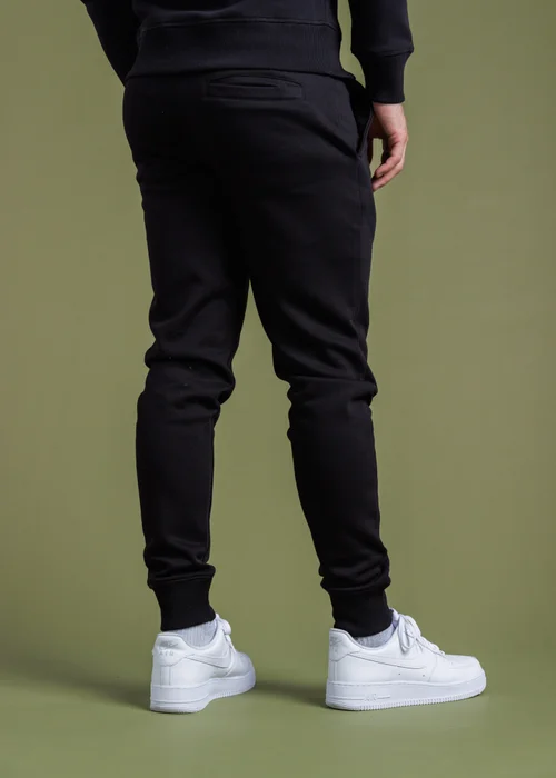 French Connection Black Cotton Blend Joggers - L Image 2