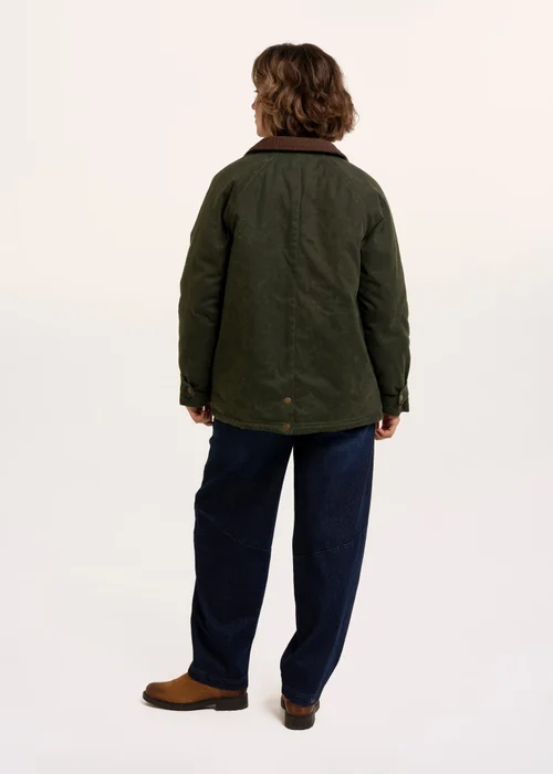 Brakeburn Green Pear Cord Collar Barn Jacket - 18 Image 2