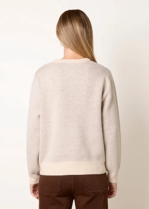 Blue Vanilla Stone Knitted Round Neck Dog Jumper - S/M Image 4