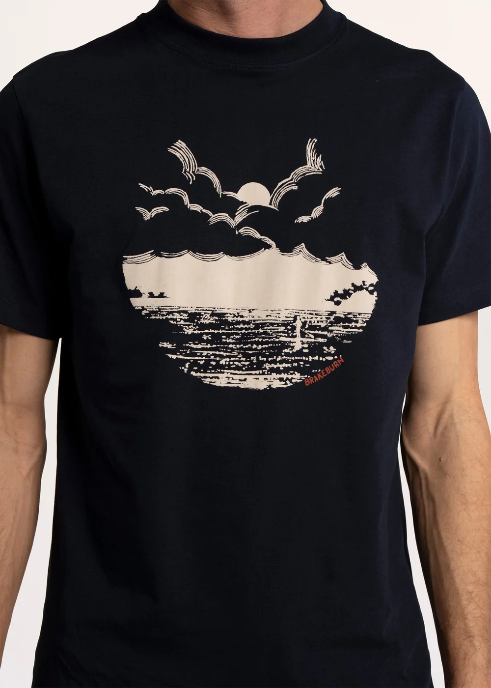 Brakeburn Navy Moorgate Dusk Paddle Board T -Shirt - 2XL Image 4