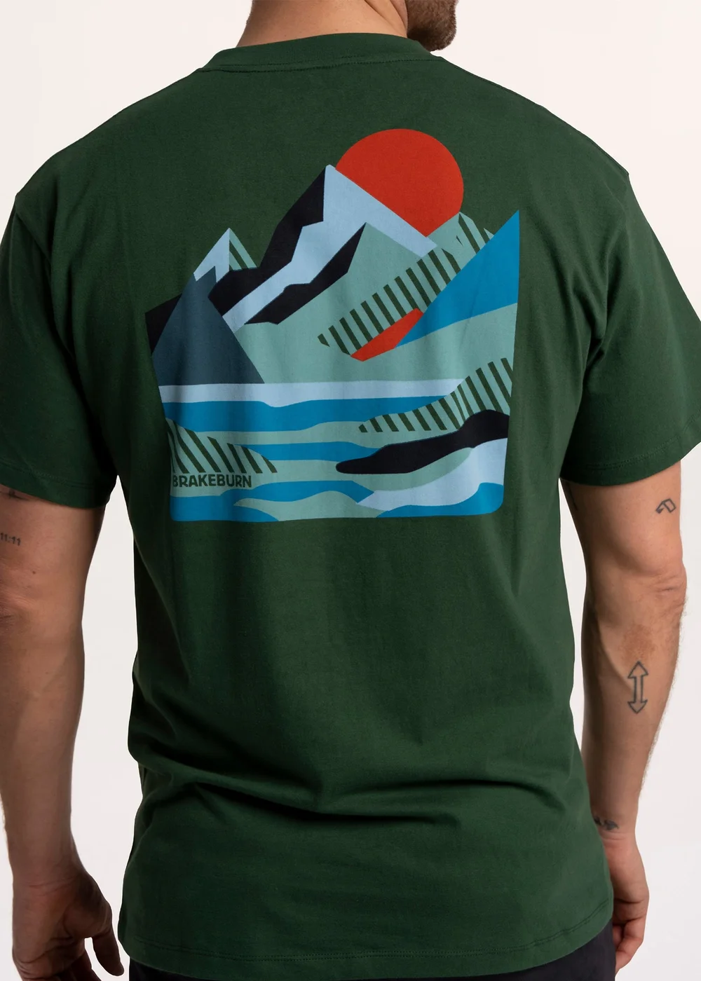 Brakeburn Green Notting Adventure T-Shirt - L Image 4