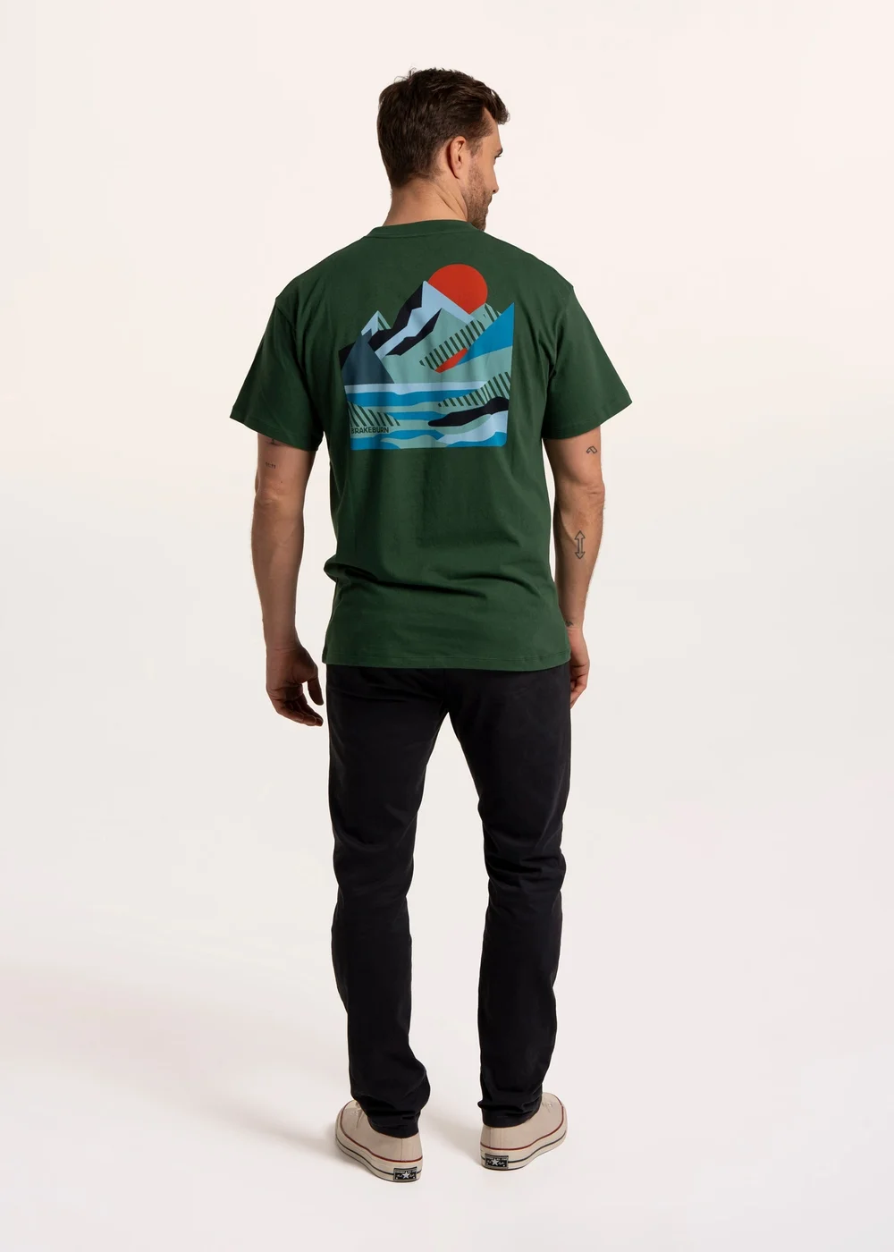 Brakeburn Green Notting Adventure T-Shirt - L Image 2