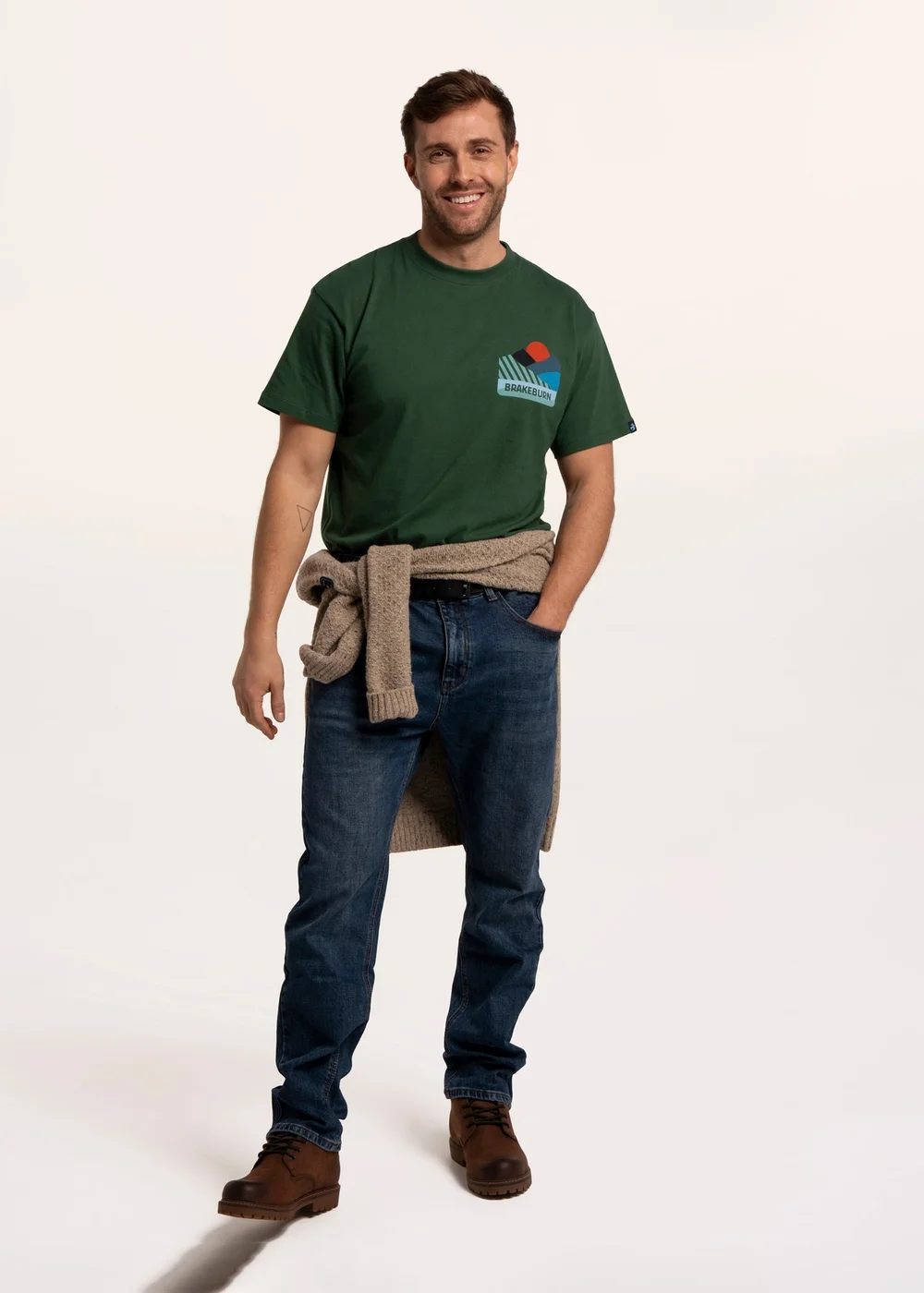 Brakeburn Green Notting Adventure T-Shirt - L Image 1
