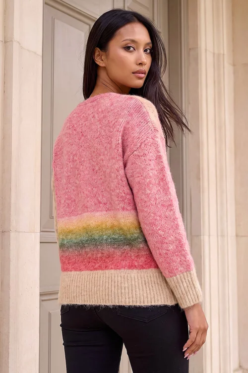 Roman Pink Petite Pocket Cardigan - 18 Image 3